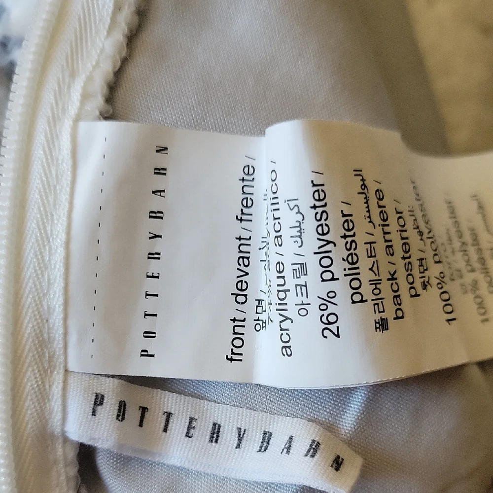 Pottery Barn THERMAL SHERPA BACK KNIT Accent Throw Pillow Cover